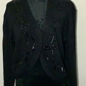 Women’s Black sweater by One Two One .. size medium